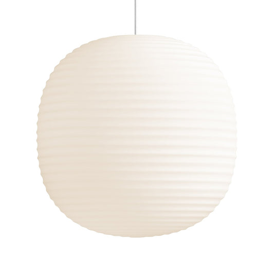 New Works Lantern pendant lamp large Frosted white opal glass