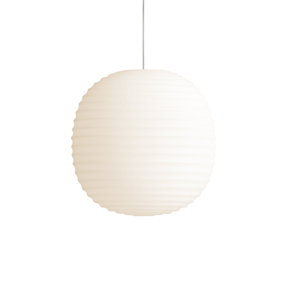 New Works Lantern pendel small Frosted white opal glass