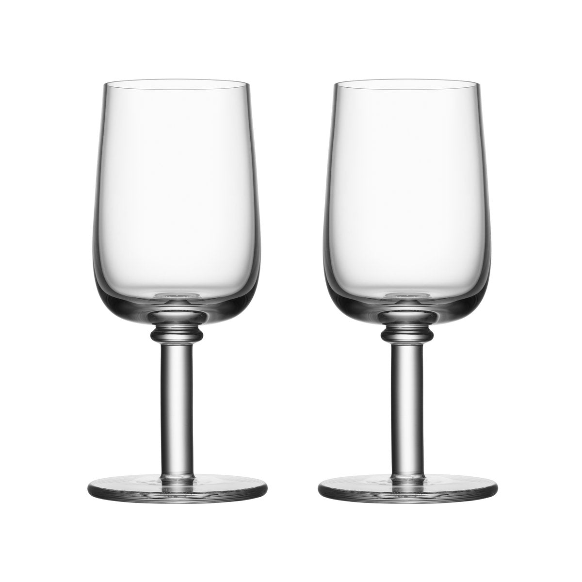 Kosta Boda Viva glas på fot 25 cl 2-pack Klar