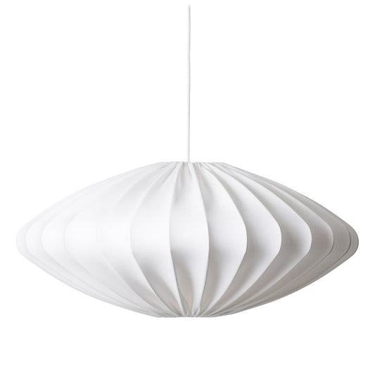 Watt & Veke Ellipse lamp shade 80 cm cotton White