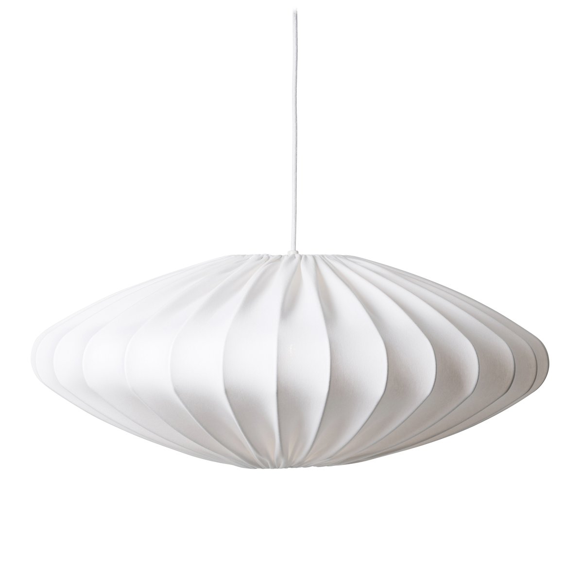 Watt & Veke Ellipse lamp shade 65 cm cotton White