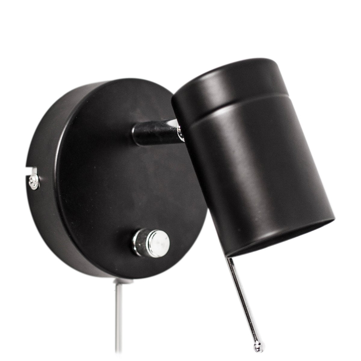 By Rydéns Correct wall lamp Black