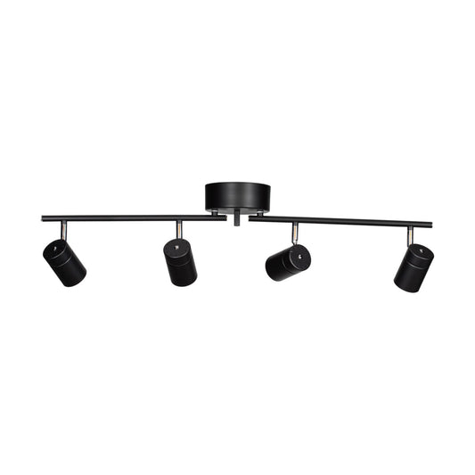 By Rydéns Correct 4 ceiling spotlight Black