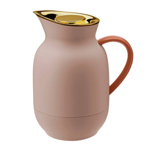 Stelton Amphora Thermoskanne Kaffee 1 L Soft peach