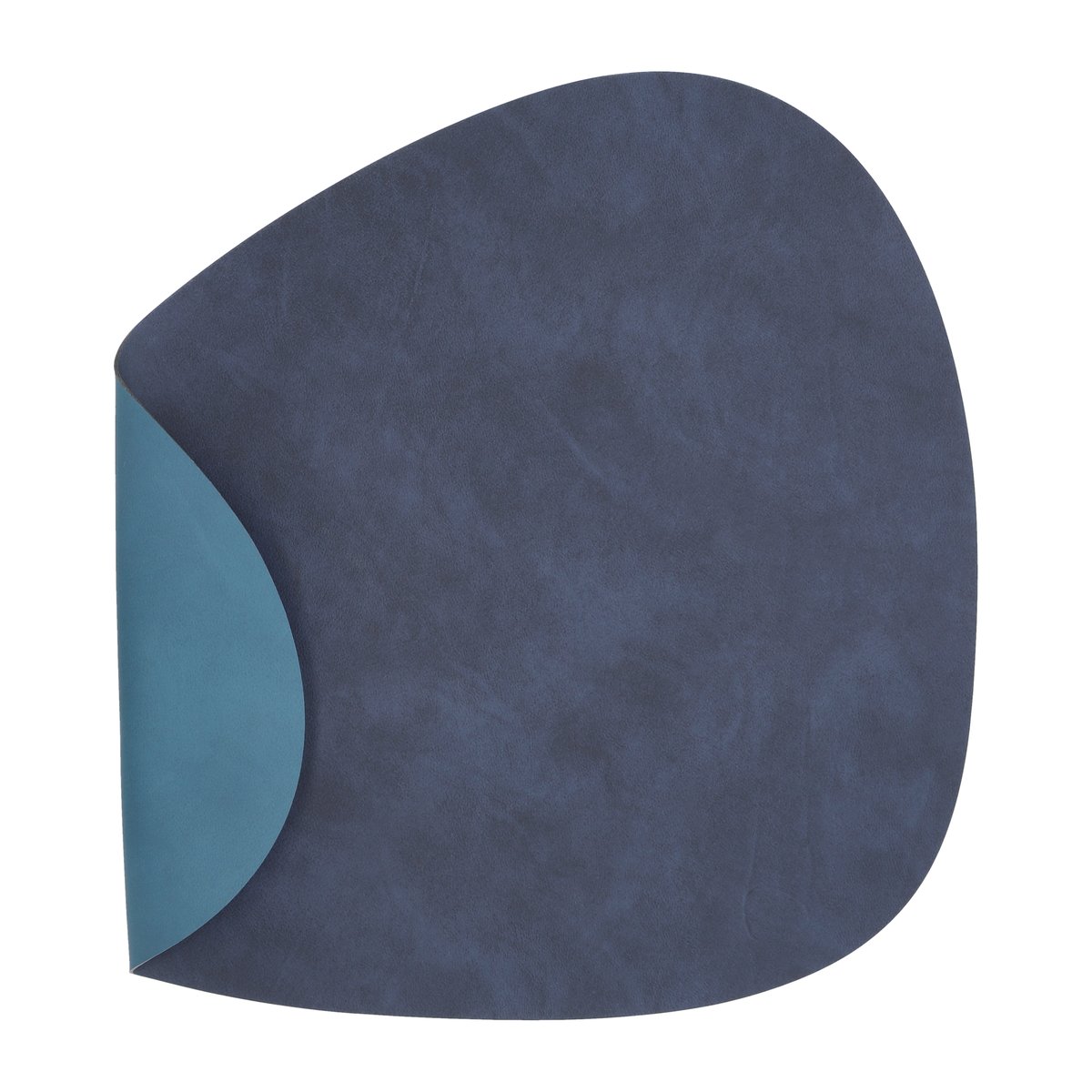 LIND DNA Nupo Platzdecke reversibel curve L 1 St. Midnight blue-petrol