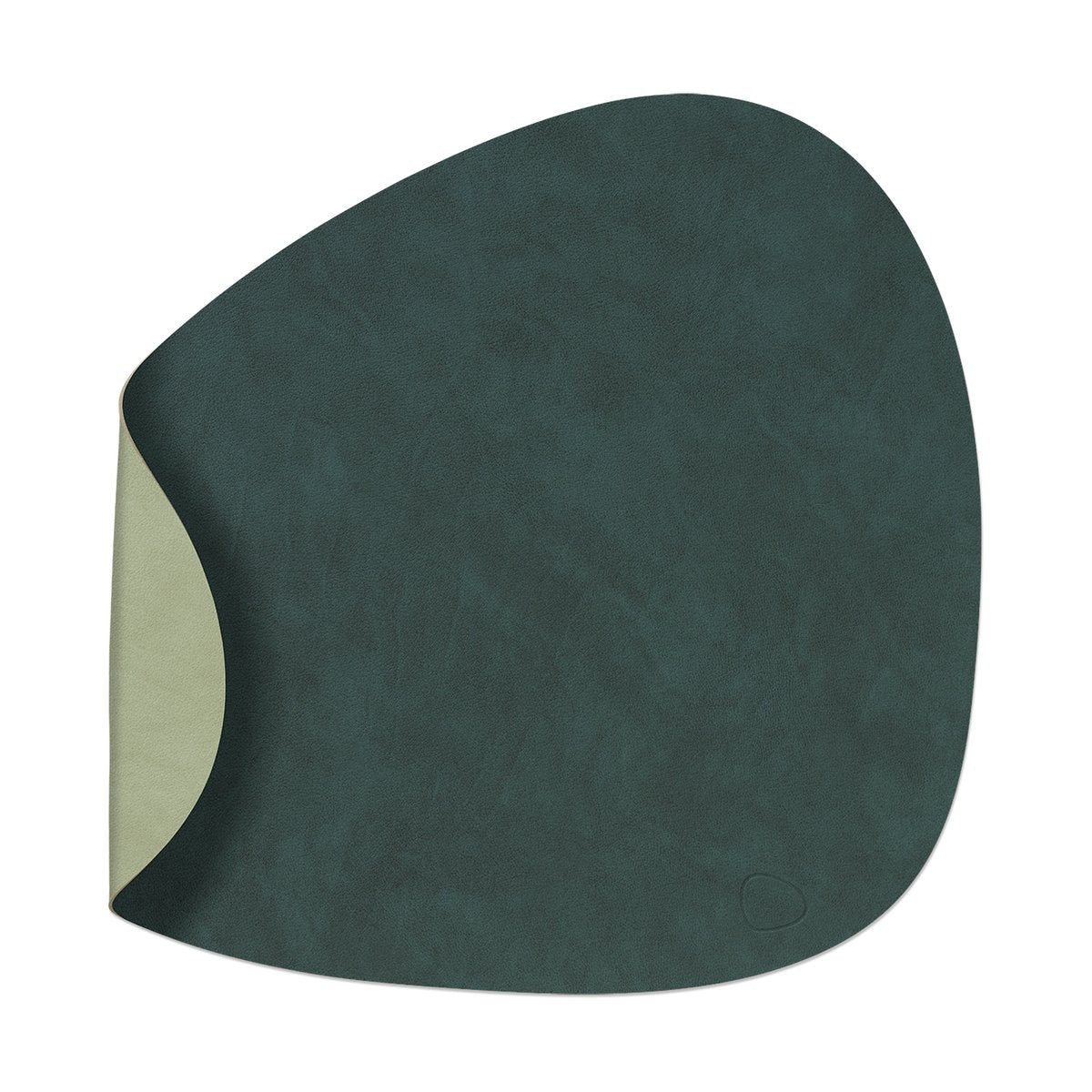 LIND DNA Nupo bordstablett vändbar curve L 1 st Dark green-olive green