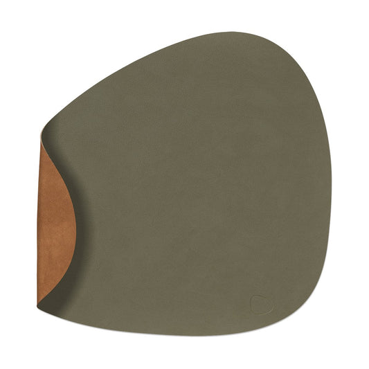 LIND DNA Nupo bordstablett vändbar curve L 1 st Army green-nature