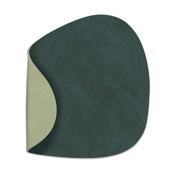 LIND DNA Nupo coaster curve reversible 1 pcs Dark green-olive green