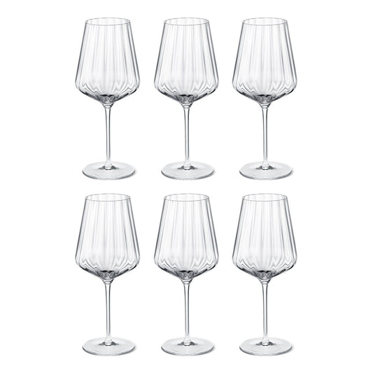 Georg Jensen Bernadotte vitvinsglas 6-pack Kristallin