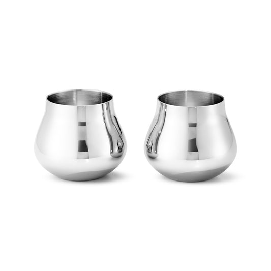 Georg Jensen Sky snapsglas 8 cl 2-pack Rostfritt stål