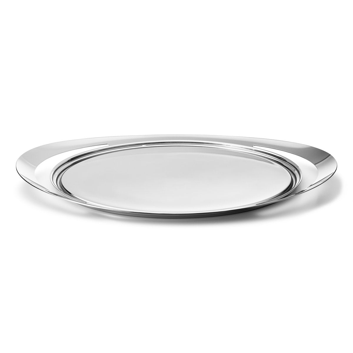 Georg Jensen Cobra Serviertablett Edelstahl