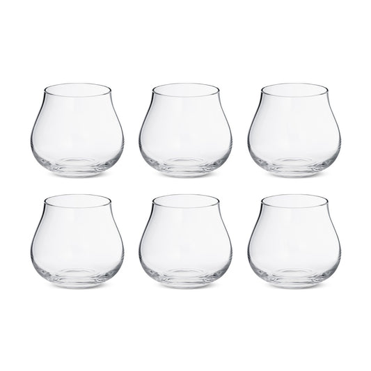 Georg Jensen Sky dricksglas lågt 38 cl 6-pack Kristallin