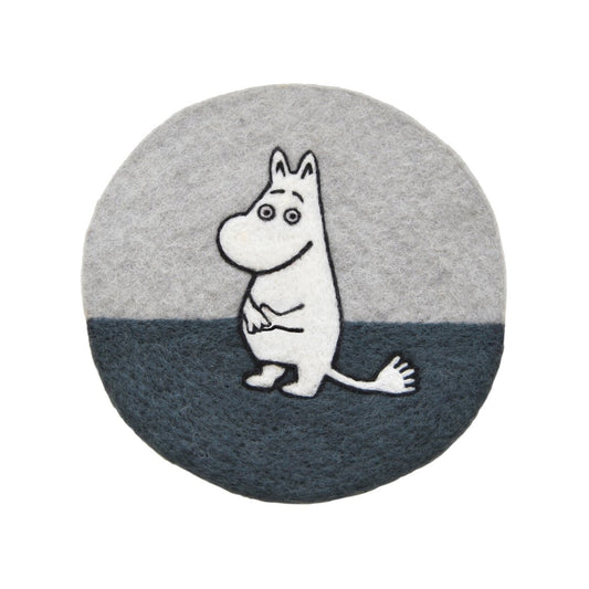 Klippan Yllefabrik Moomin grytunderlägg Ø21 cm Grå