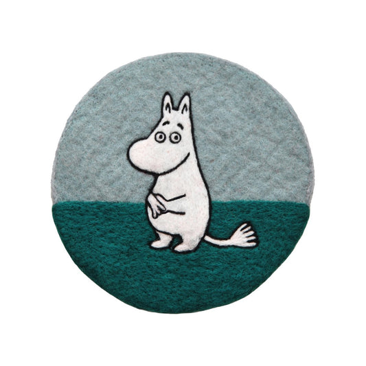 Klippan Yllefabrik Moomin grytunderlägg Ø21 cm Blå