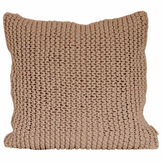 Tell Me More Rope cushion cover 50x50 cm Chestnut