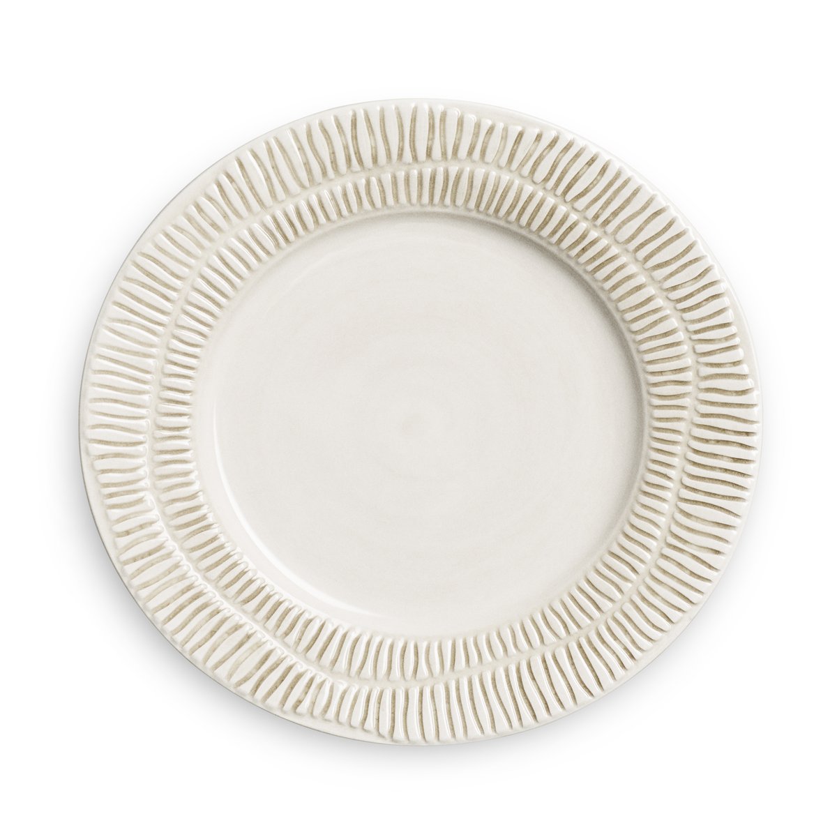 Mateus Stripes plate Ø21 cm Sand