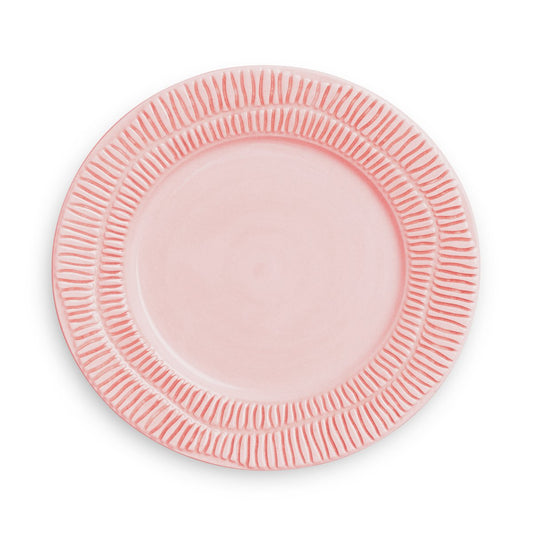 Mateus Stripes plate Ø21 cm Light pink