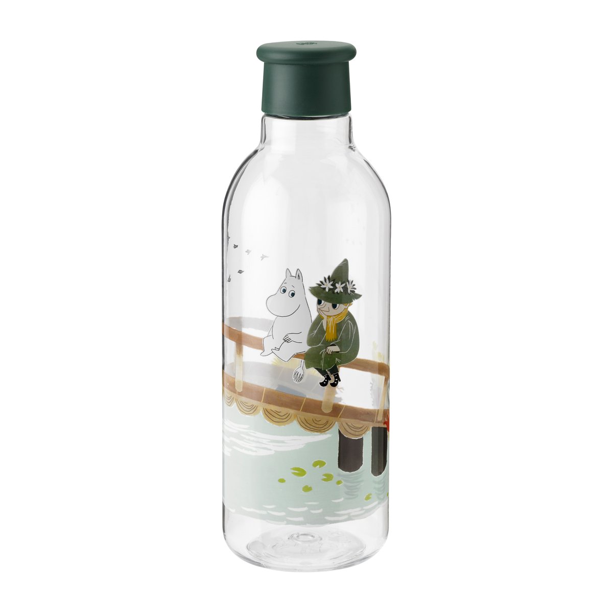 RIG-TIG DRINK-IT Mumin vattenflaska 0,75 l Dark green