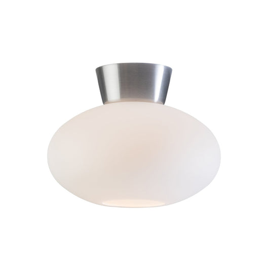 Belid Bullo ceiling lamp opal glass Ø27 cm Aluminium