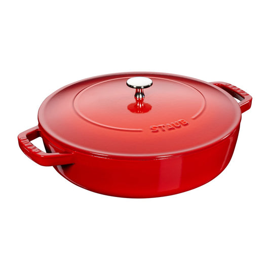 STAUB Chistera Sauteuse Ø28cm 3,7 L Rot