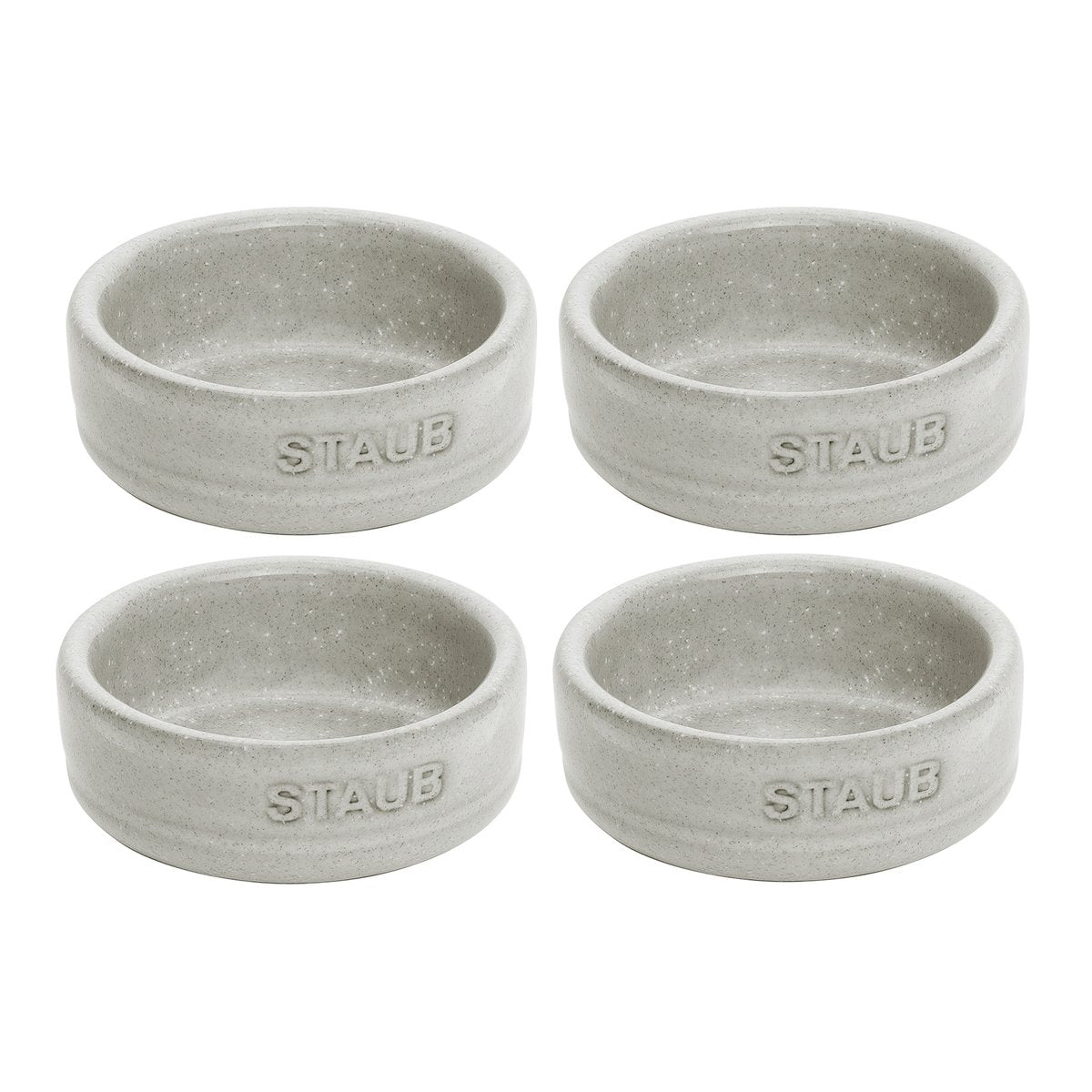 STAUB Staub New White Truffle mini Schale 4er Pack Ø5cm