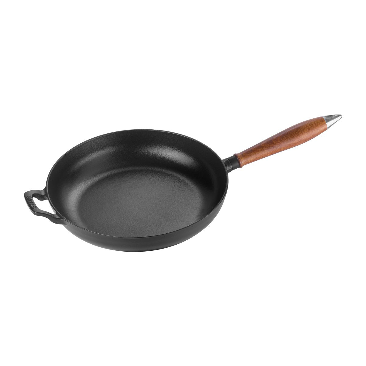 STAUB Vintage frying pan with wooden handle Ø28 cm Black