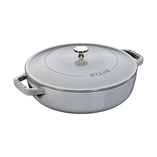 STAUB Chistera Sauteuse Ø28cm 3,7 L Grau