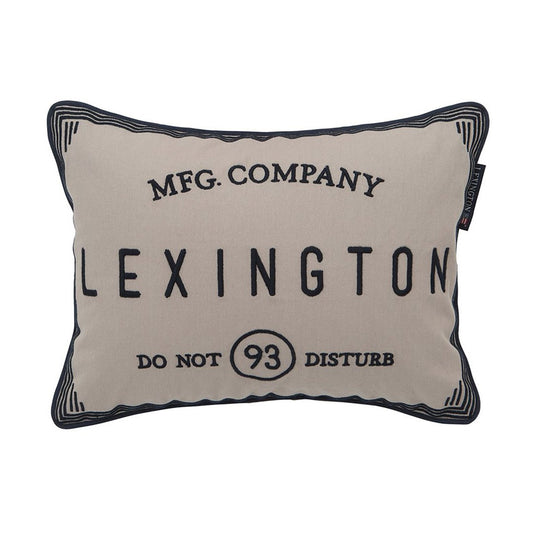 Lexington Hotel Do Not Disturb Kissenbezug 30 x 40cm Beige