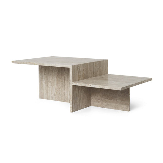 ferm LIVING Distinct coffee table Travertine