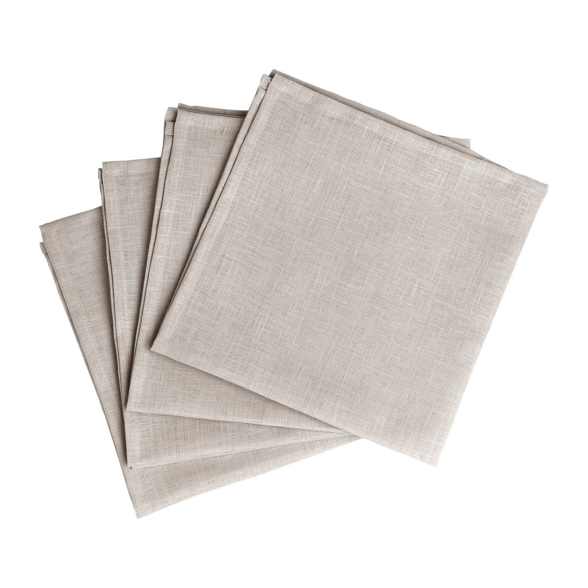 Scandi Living Clean serviettes 45 x 45 cm 4-pack Greige