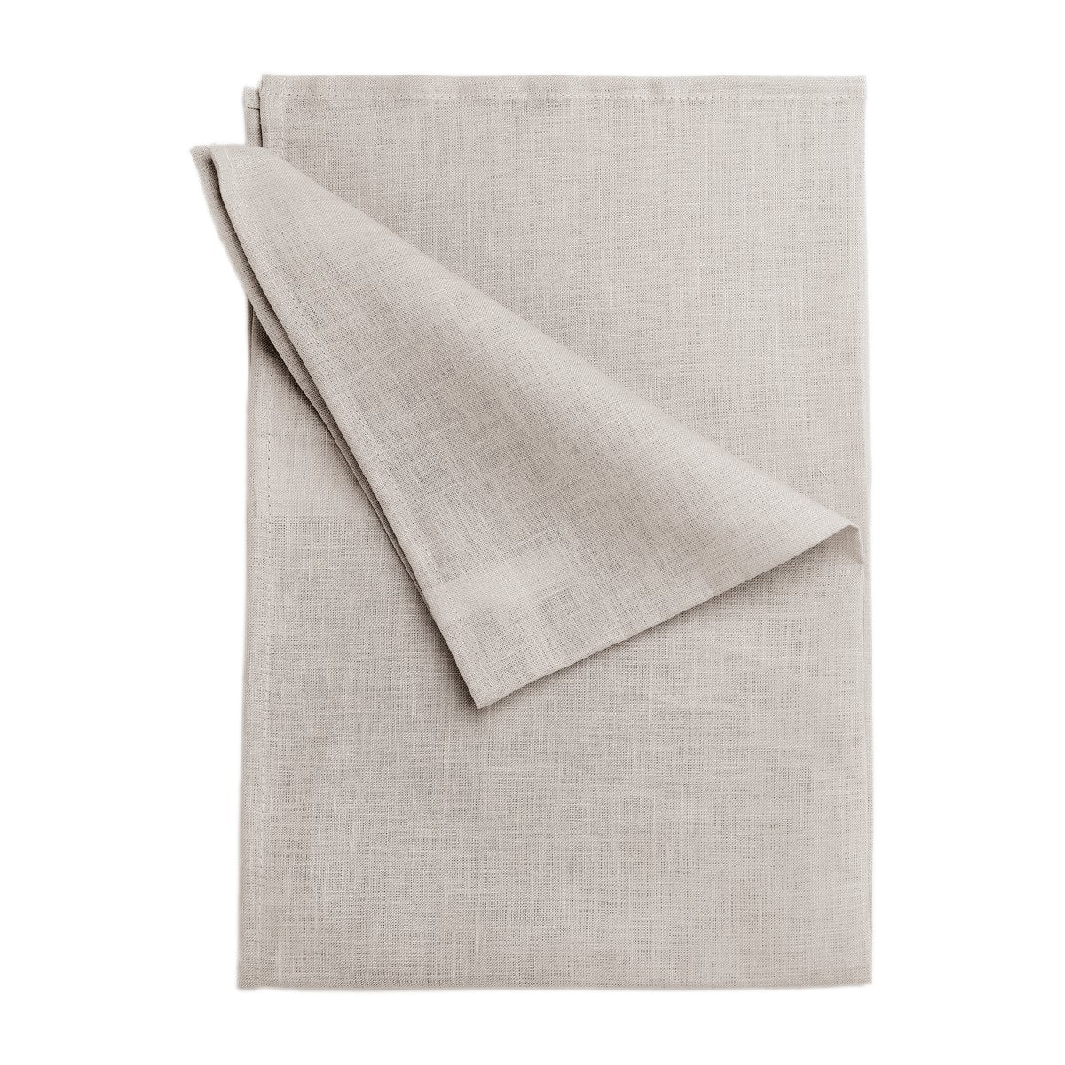 Scandi Living Clean kökshandduk i linne 47x70 cm 2-pack Greige