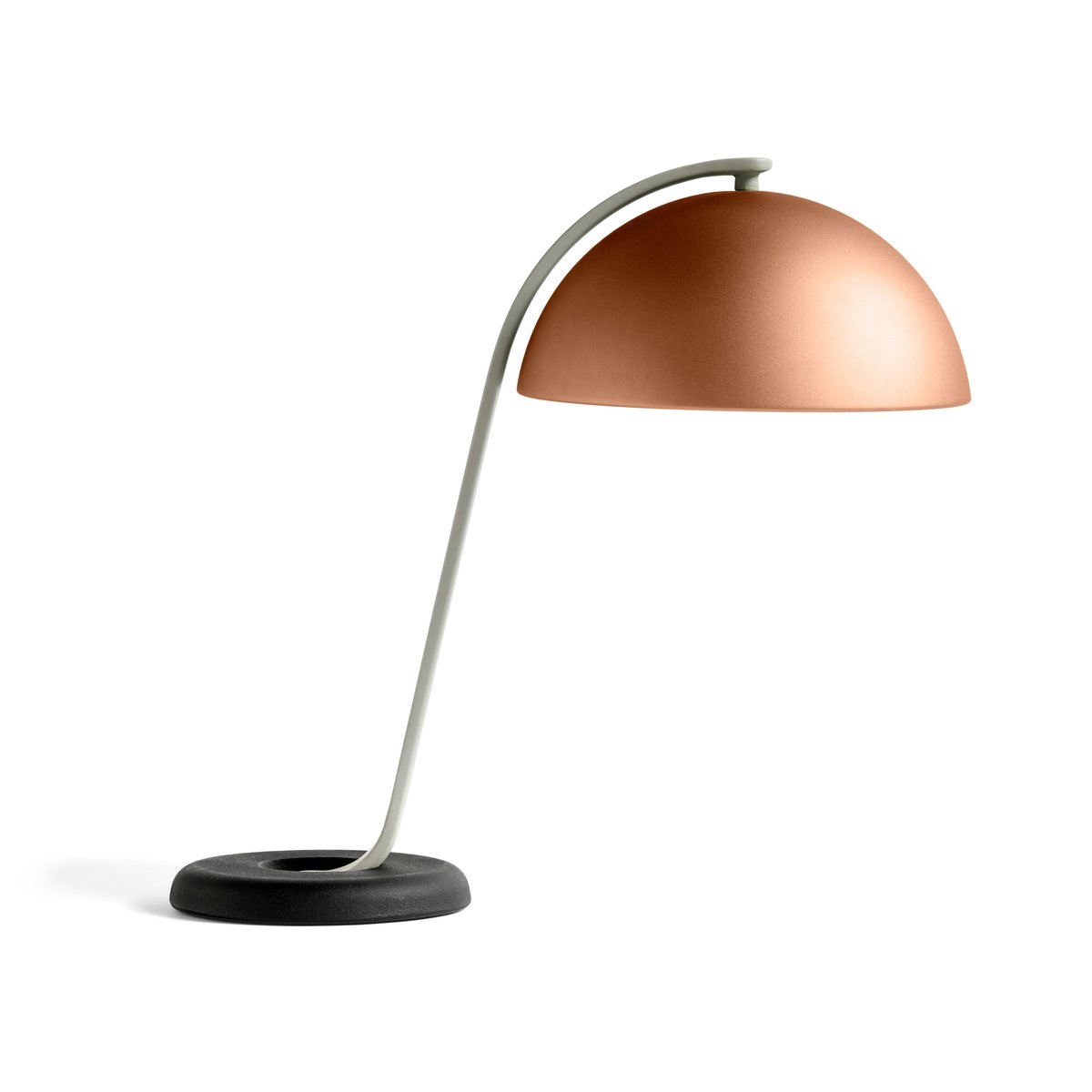 HAY Cloche Tischleuchte Mocca anodised