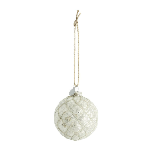 Lene Bjerre Norille Christmas bauble Ø8 cm Off white