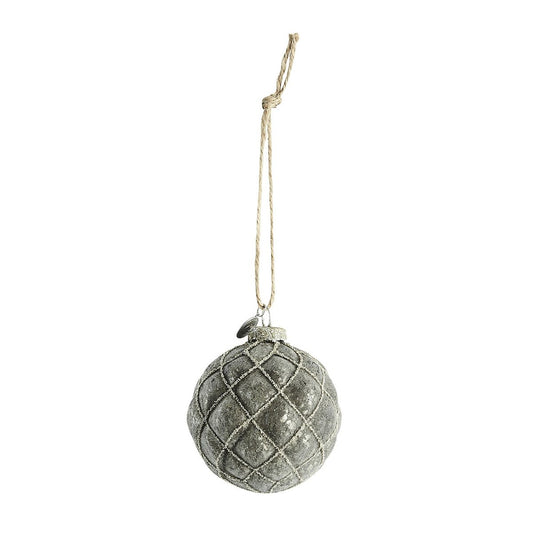 Lene Bjerre Norille Christmas bauble Ø8 cm Dark grey