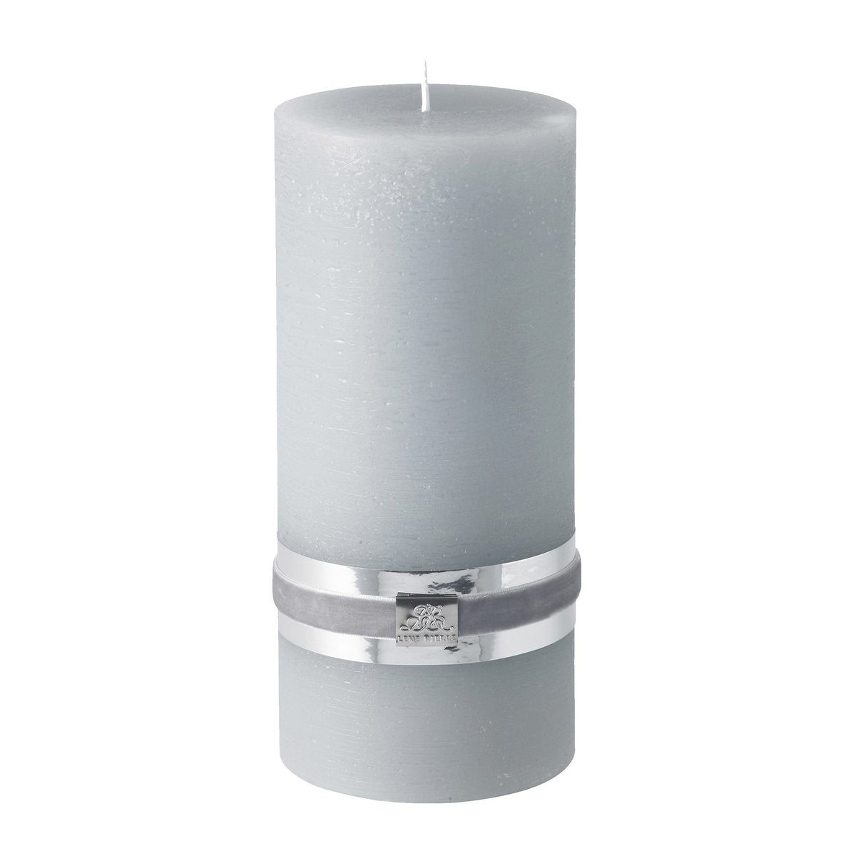 Lene Bjerre Lene Bjerre rustic candle light grey Ø10 cm 20 cm