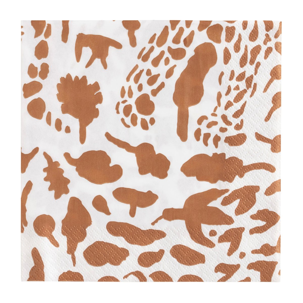 Iittala Oiva Toikka Cheetah Serviette 20er Pack Braun-weiß