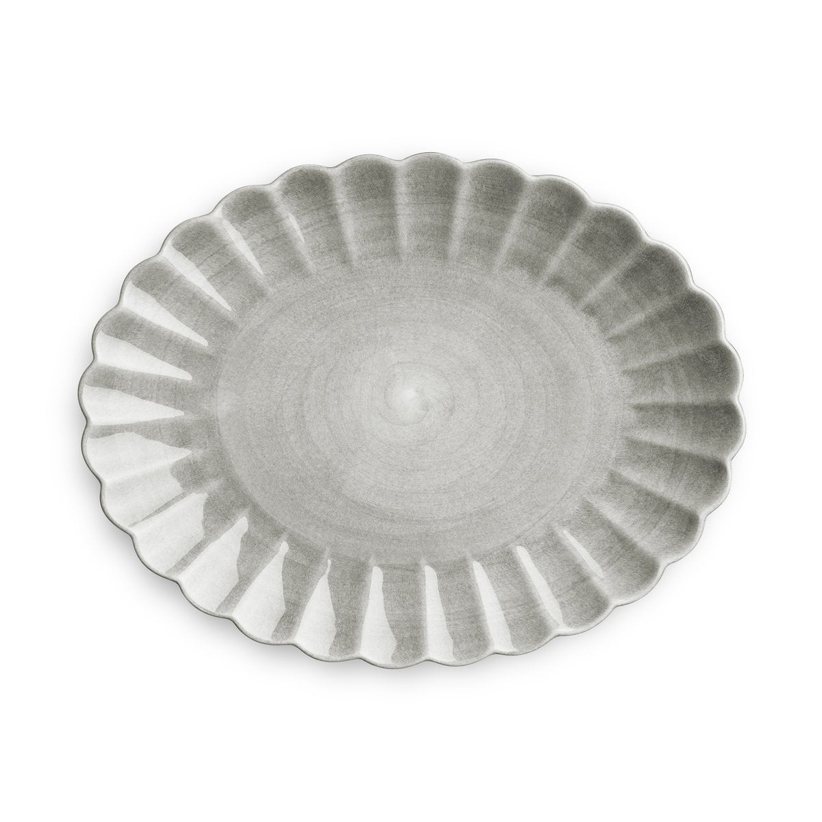 Mateus Oyster saucer 30x35 cm grey