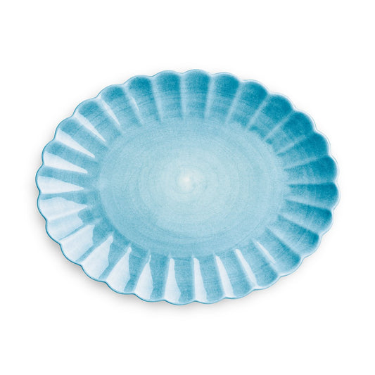 Mateus Oyster saucer 30x35 cm Turquoise