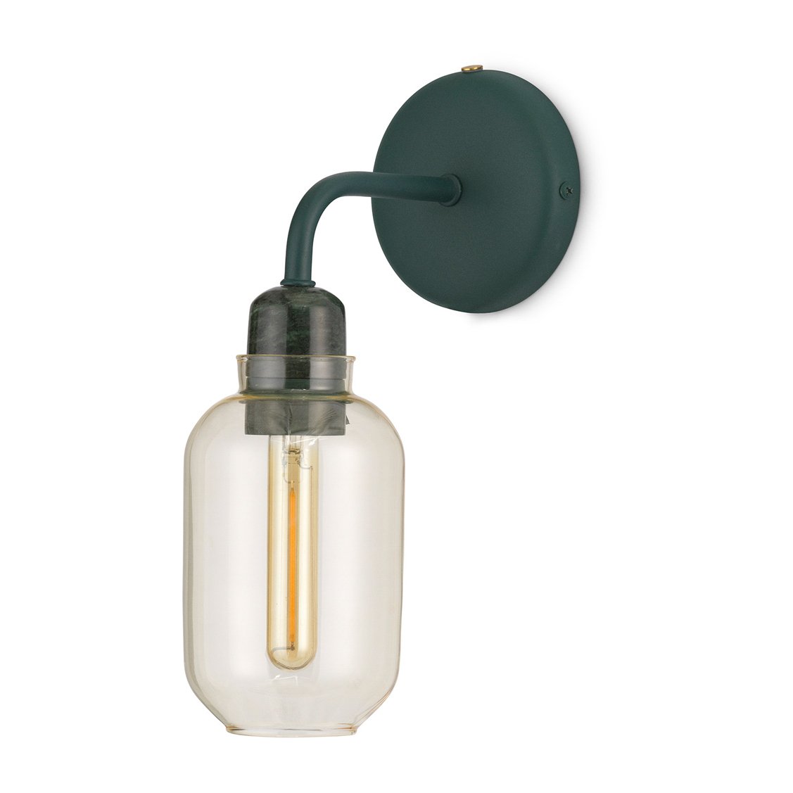 Normann Copenhagen Amp Wandleuchte Gold-green