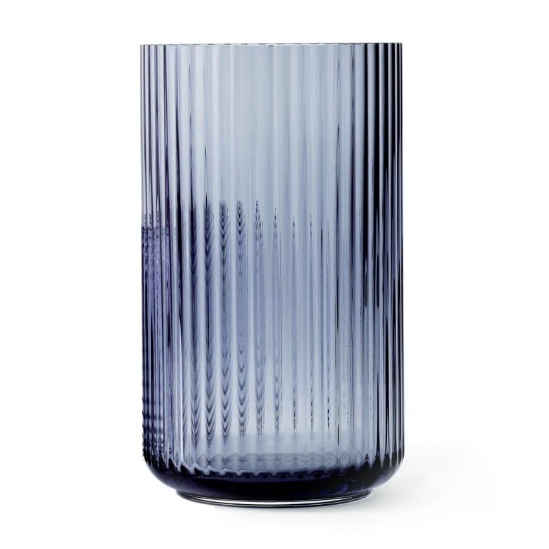 Lyngby Porcelæn Lyngby vase glass midngiht blue 38 cm