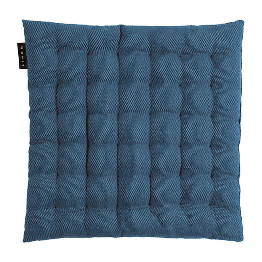 Linum Pepper seat cushion 40x40 cm Indigo blue