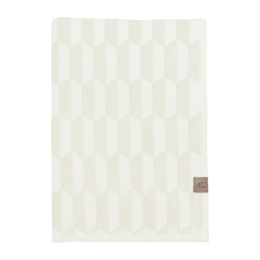 Mette Ditmer Geo towel 70x133 cm Off white