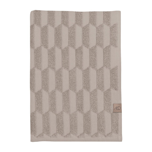 Mette Ditmer Geo towel 50x95 cm Sand