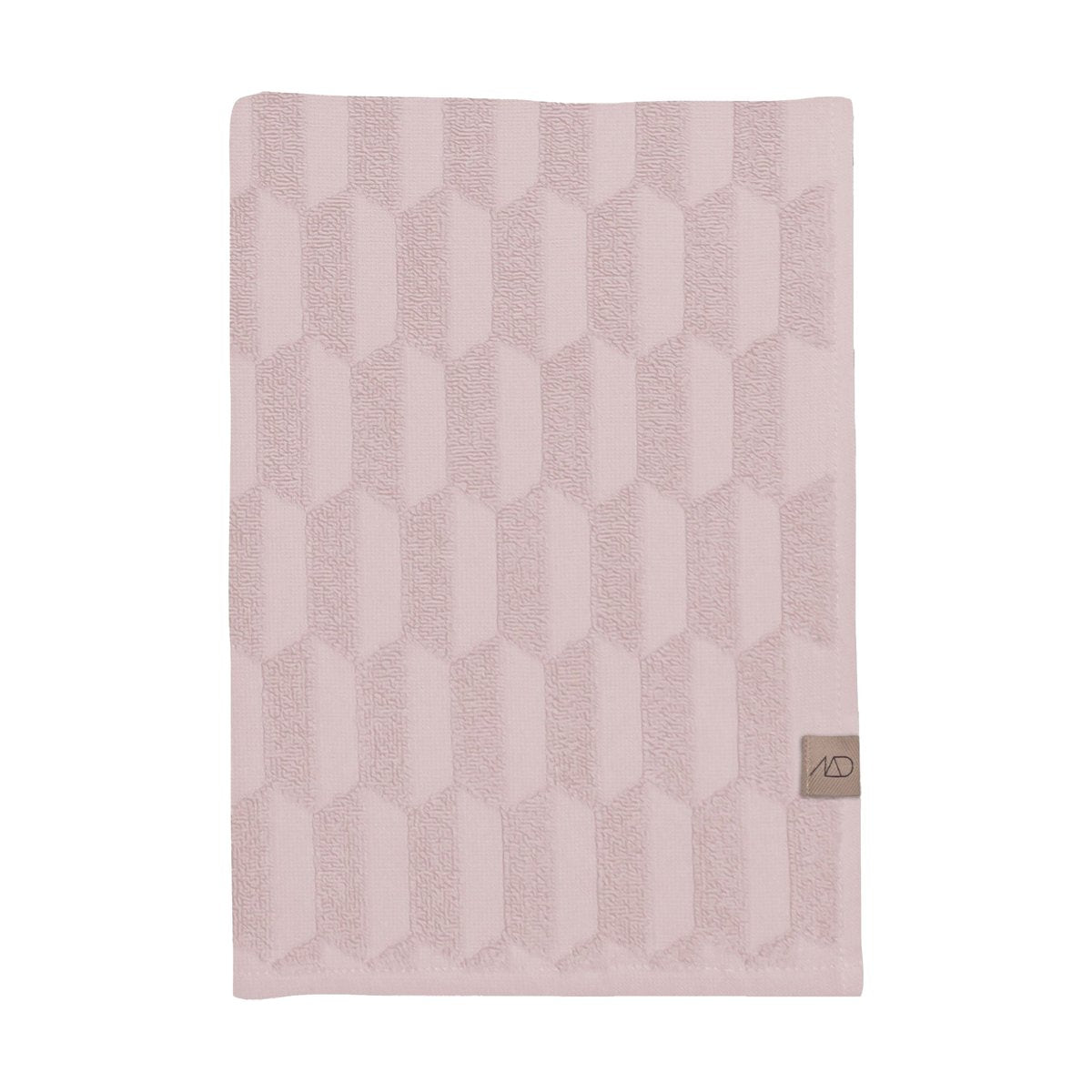 Mette Ditmer Geo handduk 50x95 cm Powder rose