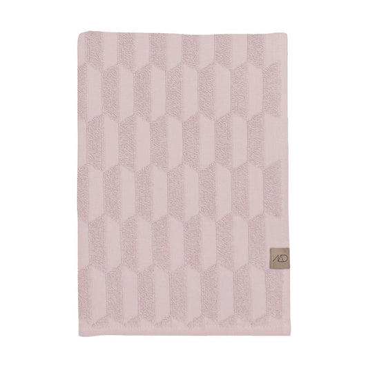 Mette Ditmer Geo towel 50x95 cm Powder rose