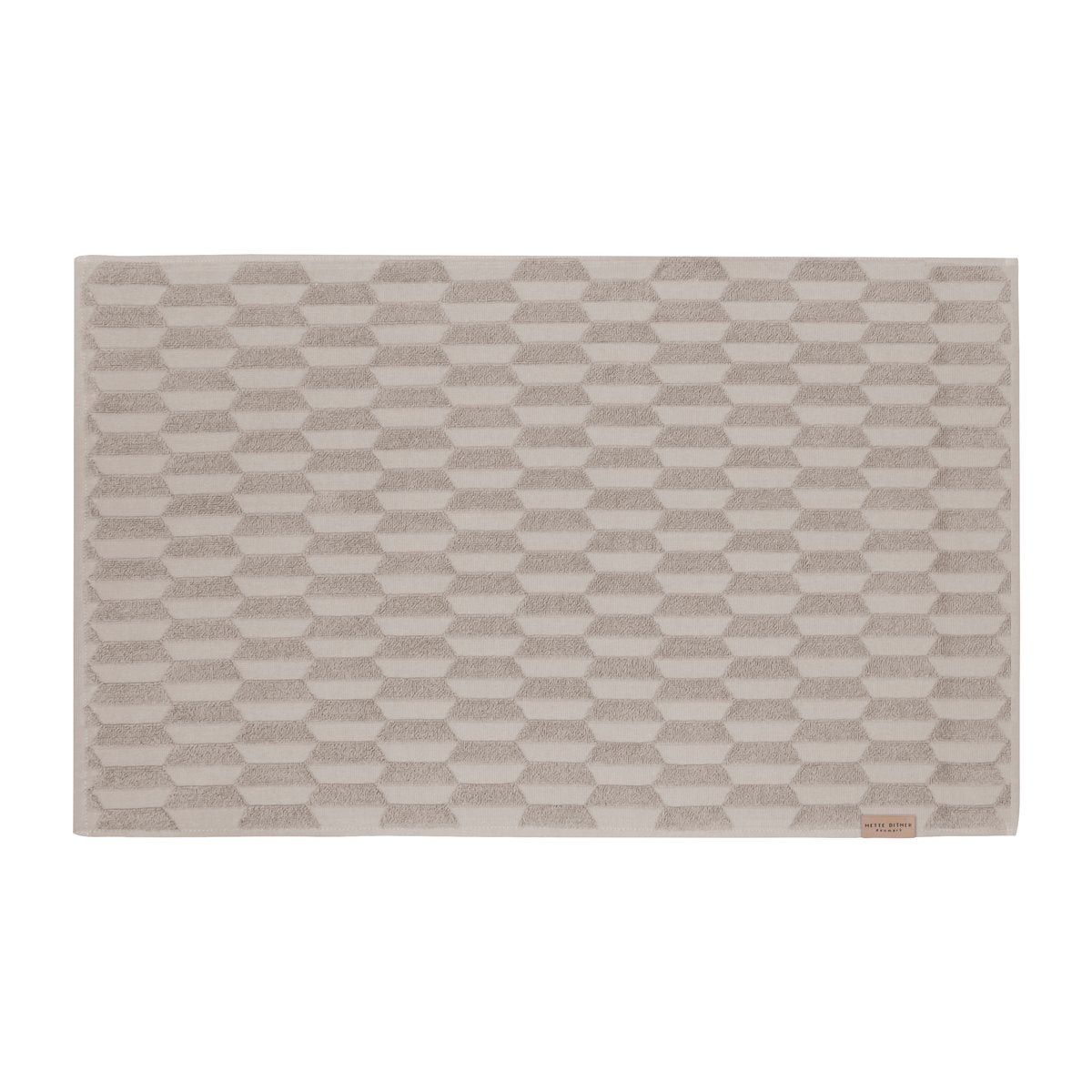 Mette Ditmer Geo bathroom mat 50x80 cm Sand