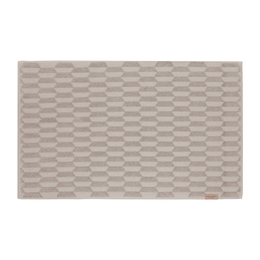 Mette Ditmer Geo bathroom mat 50x80 cm Sand