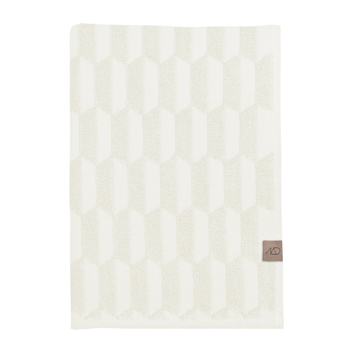 Mette Ditmer Geo handduk 50x95 cm Off white