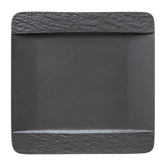 Villeroy & Boch Manufacture Rock plate 28x28 cm Black