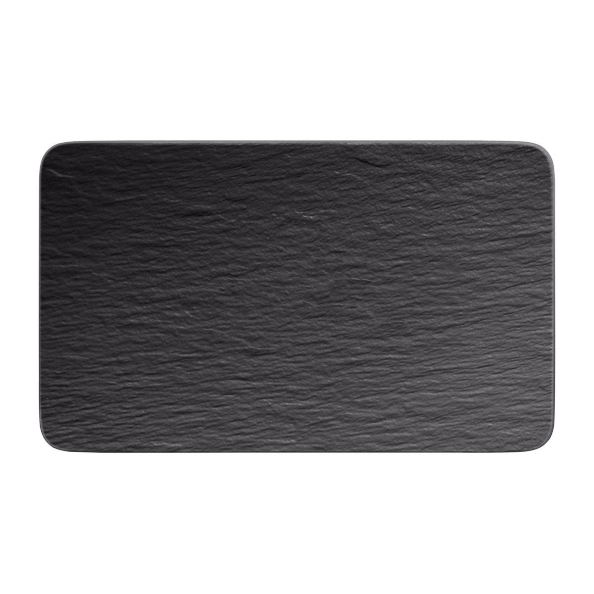 Villeroy & Boch Manufacture Rock plate 17x28 cm Black